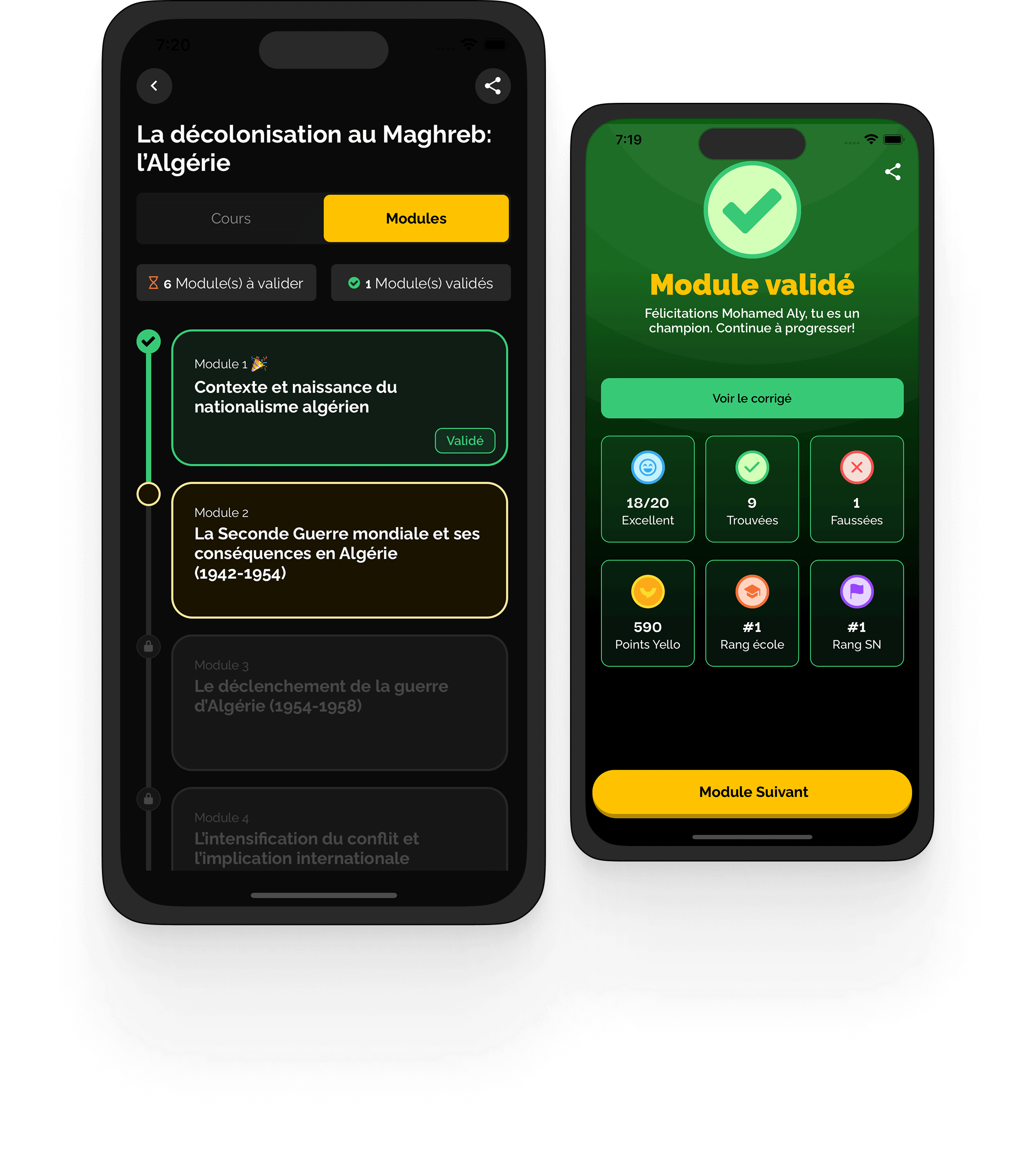 Un apprentissage pas à pas mockup